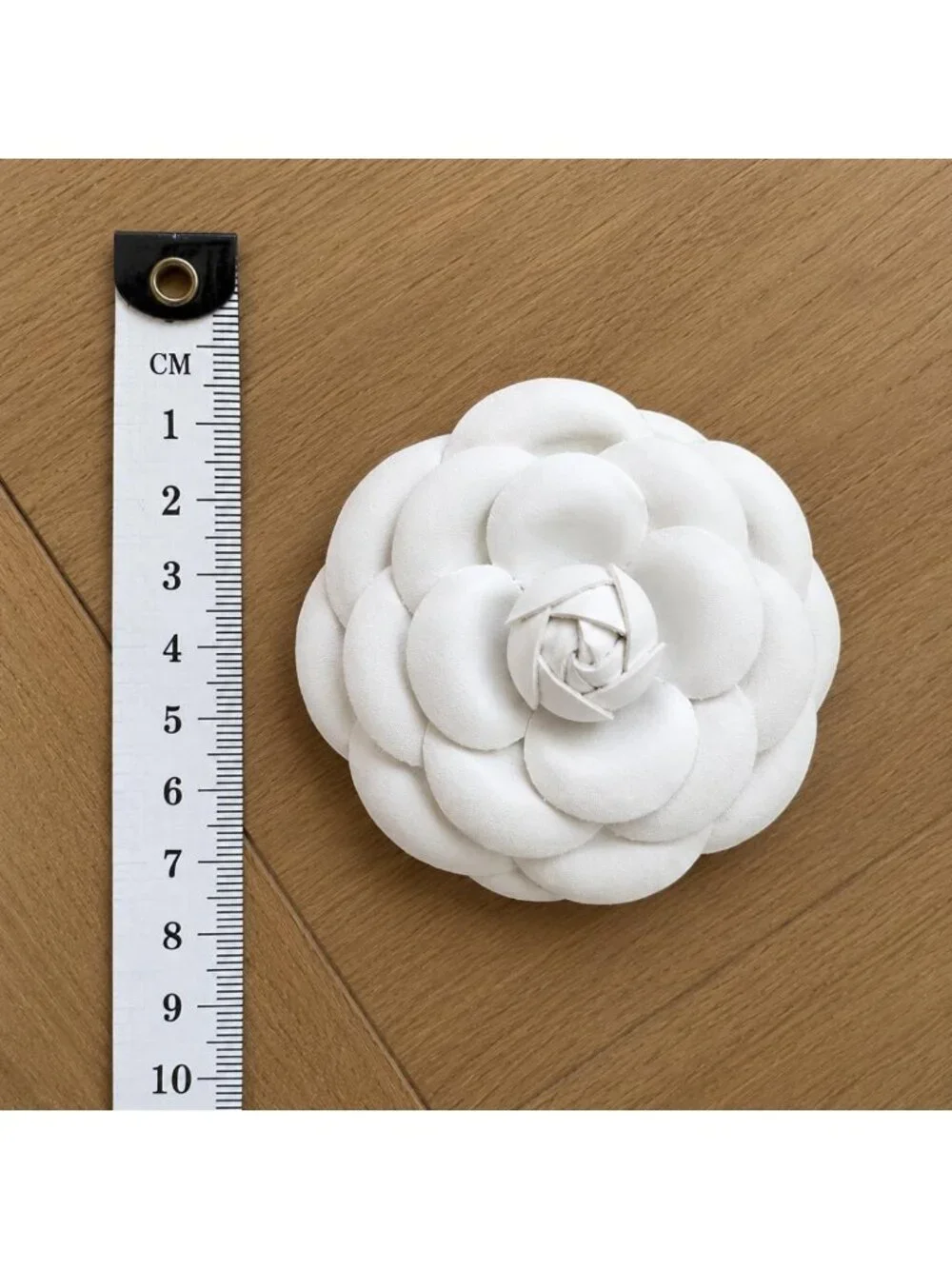 Elegant Vintage Camellia Flower Brooch Pin for Bridal, Dress, Scarf & Jewelry